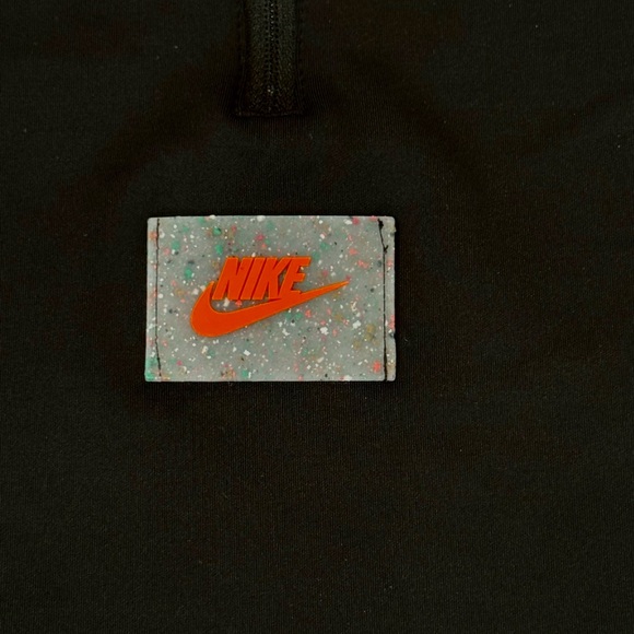 Nike Black Shirt with Orange Logo - Picture 2 of 5